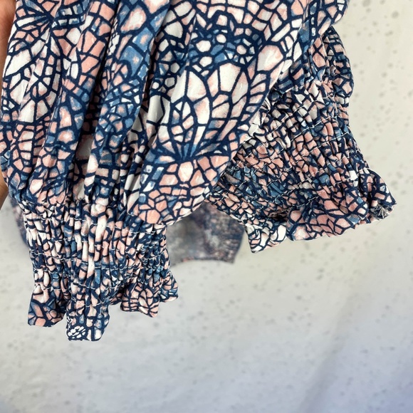 Maeve Anthropologie Floral Colette Peasant Blouse XS - Picture 8 of 11